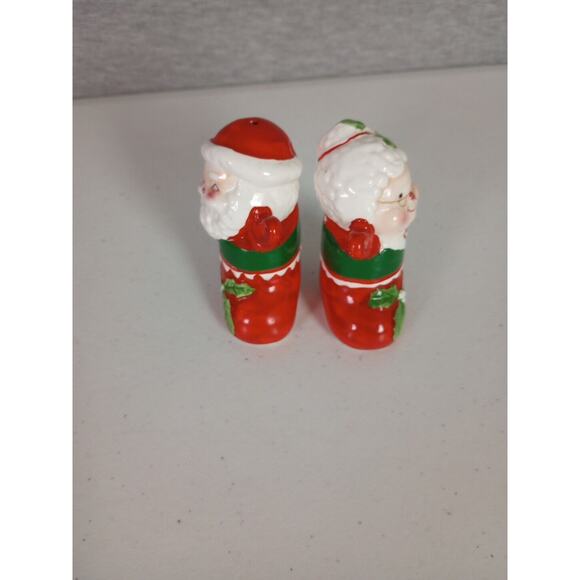 Joseph Originals Salt & Pepper Shakers Santa & Mrs Claus Christmas Vintage - Picture 4 of 8